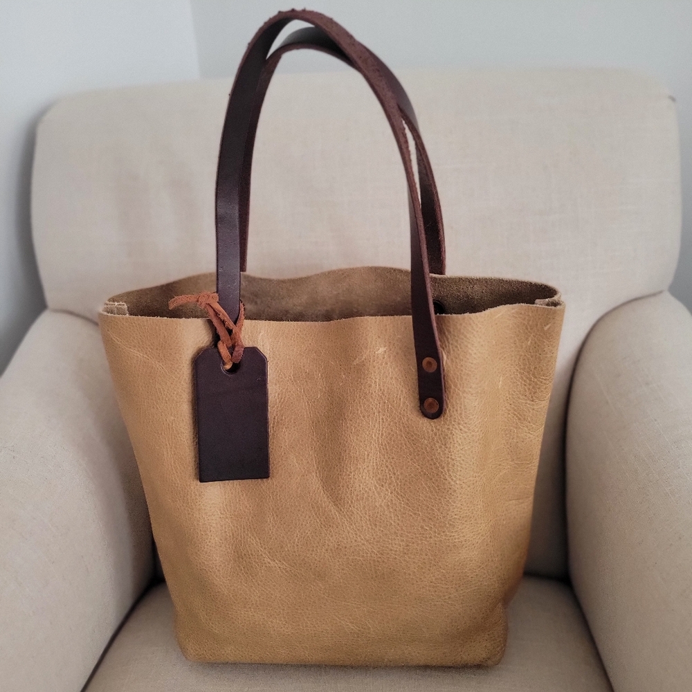 KMM &Co Leather Tote